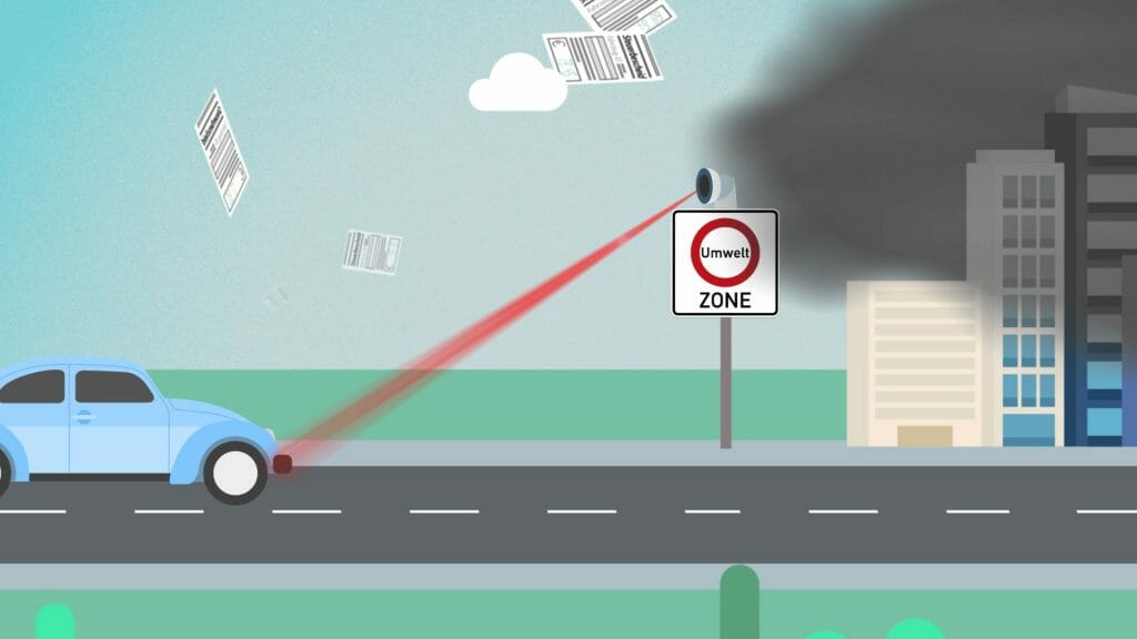 Digital erfassbare Umweltplakette